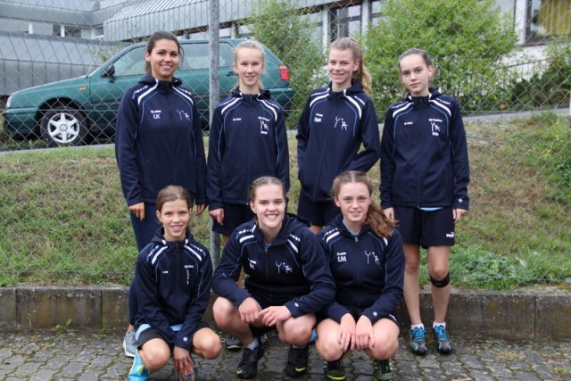 Die Mannschaften des Bezirksschülertreffens 2016 in Massbach